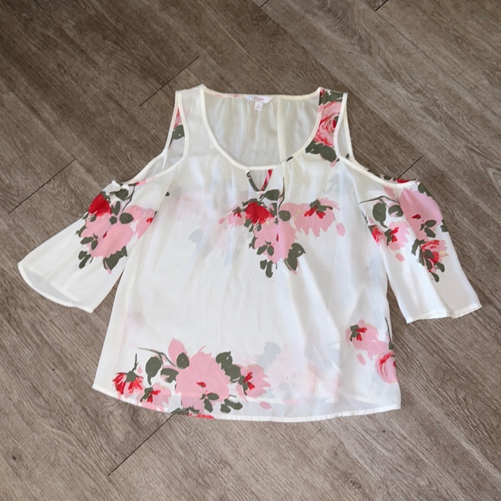 Candies flowy floral dressy top